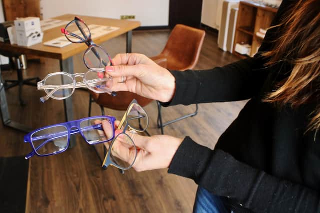 Quirky and stylish: indie frames at Oculi opticians on Chatsworth Road, Chesterfield