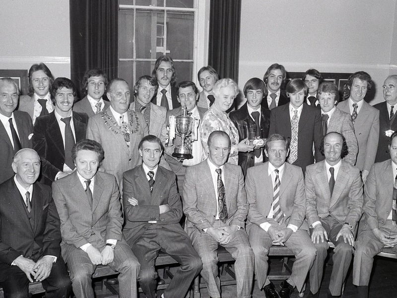 Stags Civic Reception after winning the Fourth Division title.
