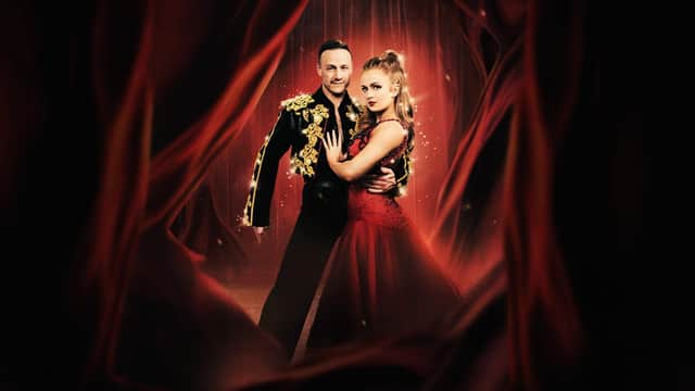 Kevin Clifton and Maisie Smith star in Strictly Ballroom - The Musical at Sheffield City Hall from December 8 to 13, 2022.