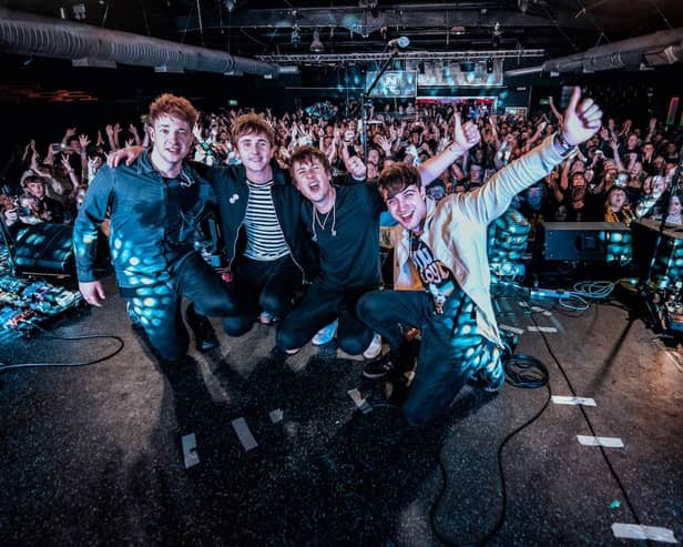 The Sherlocks celebrate two sold out shows with fans at Network Sheffield. Photo by Rhona Murphy