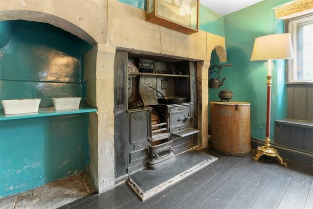 An old cooking range is among the features that have been preserved in the renovation of the property.