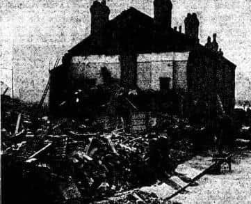 Bombs destroyed six houses in Tupton, killing 11 people.