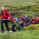 Mountain rescue volunteers were called to an incident yesterday morning. Credit: Glossop MRT