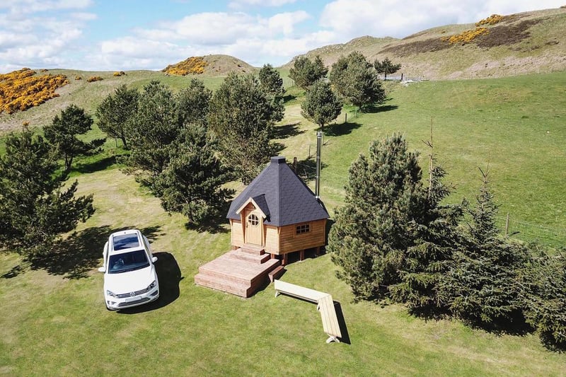 Escapes don't come much cuter than the Little Lochan Lodge, in the Perthshire countryside near Gelnfarg, around 50 minutes from Edinburgh. The lodge has lovely loch views and features a garden, barbecue facilities and a terrace. Book at www.booking.com.