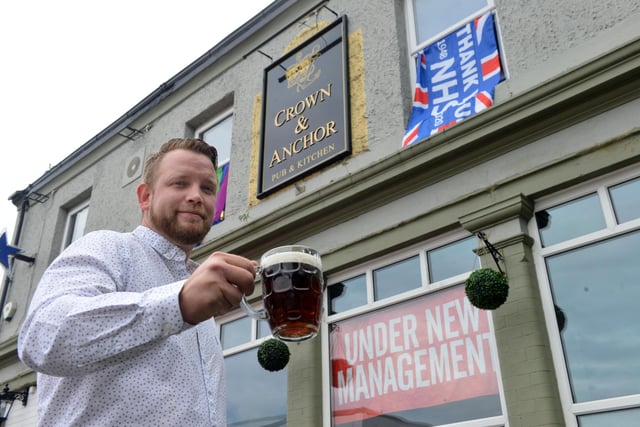 Landlord Gareth Carr took over the historic pub in November, 2019 and has renamed it the Crown & Anchor Pub & Kitchen.
