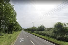 The collision has led to traffic along the A619.