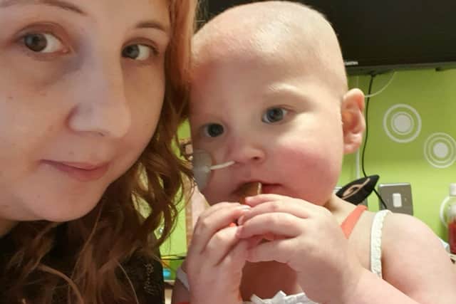 Lucy Impey has set up a Go Fund Me page to help raise the vital money needed to send her two-year-old daughter Winnie for cancer treatment overseas