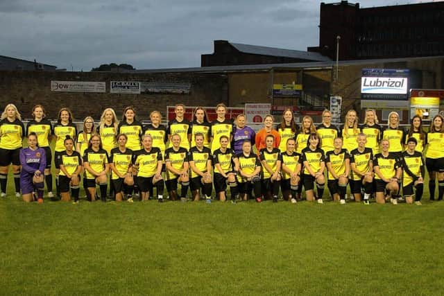 Belper Town Ladies with Rachel Ollier and Claire Hollingshurst from Lubrizol