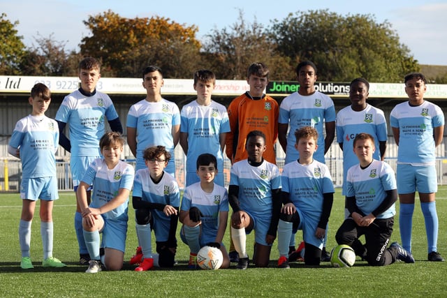 AFC Eastney U14s.  Picture: Chris Moorhouse