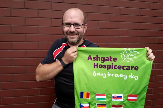 Scott Allsop is nearing the end of his ’s 2,222km virtual run in aid of Ashgate Hospice.