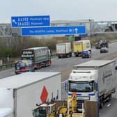 There are reports of delays on the M1