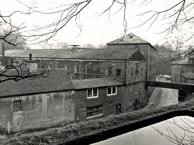 Picture shows the old Arkwright Masson Mill at Cromford in 1979