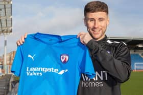 Ryan Colclough has signed for Chesterfield from Altrincham. Picture: Tina Jenner.