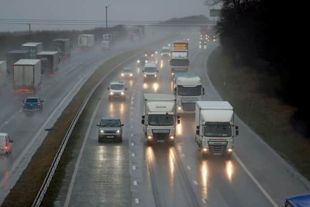 People are being urged to prepare as an amber weather warning for rain was issued for Tuesday to Thursday affecting an area around Manchester, Leeds and Sheffield and stretching down to Peterborough. Photo credit: Danny Lawson/PA Wire