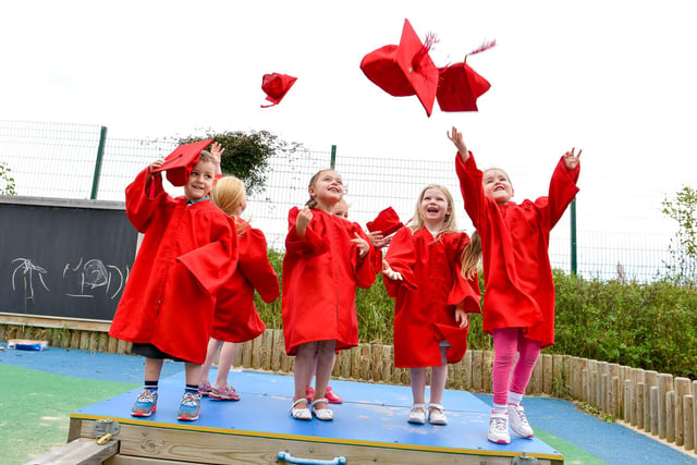 Such a lovely reminder of the graduation ceremony at Kiddikins Nursery in 2014.