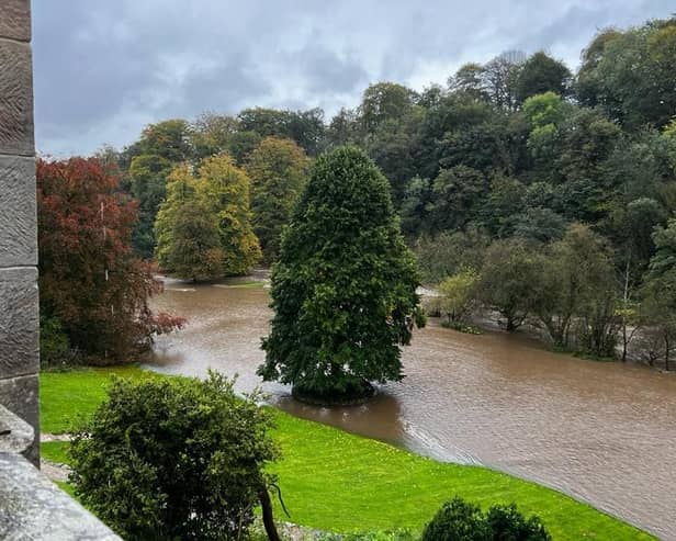 Ilam Park was flooded last week. 
Image: National Trust