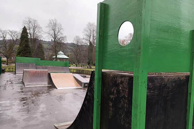 The existing Hall Leys skatepark is now 20 years old and has requires significant maintenance for safe use. (Photo: Derbyshire Dales District Council)