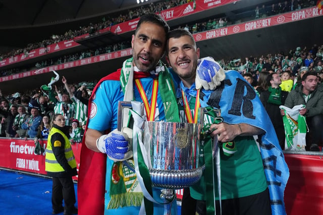 Claudio Bravo is a former Barcelona and Man City goalkeeper. He joined Betis after leaving City and won the Copa del Rey last season.