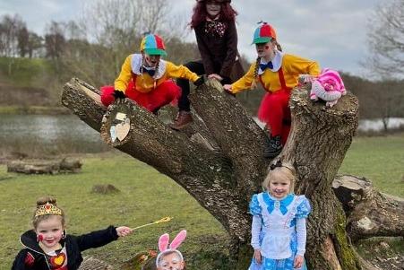 Praise has been heaped on these Alice in Wonderland characters in this lovely photo submitted by Emma Plant. David 'Walt' Kirkwood writes: "They should win something for the effort your kids put in."