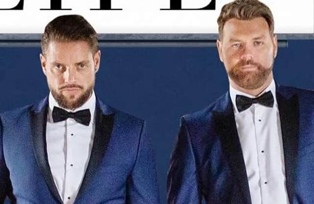 Keith Duffy and Brian McFadden from Boyzlife.