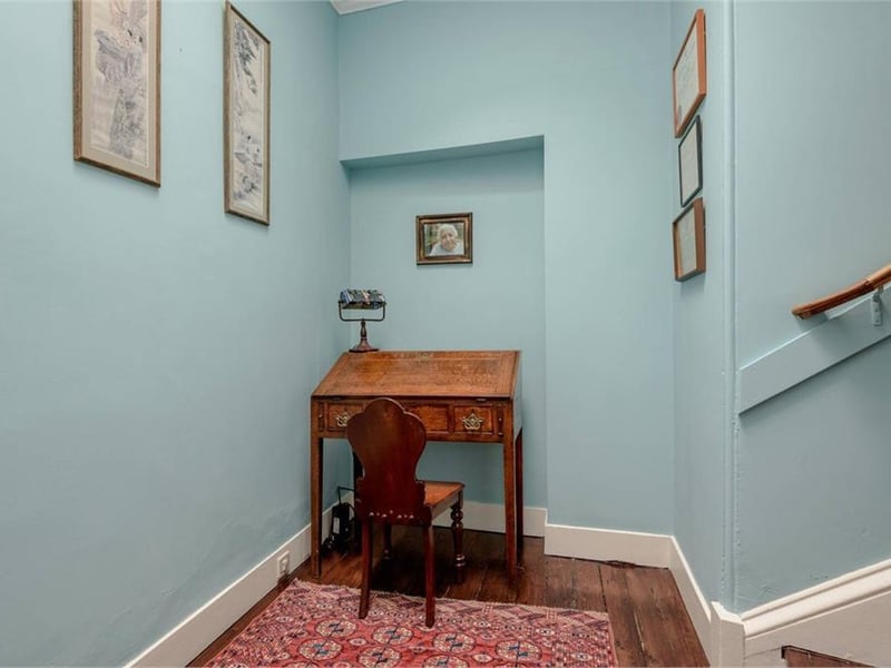 Hallway leading to master bedroom.