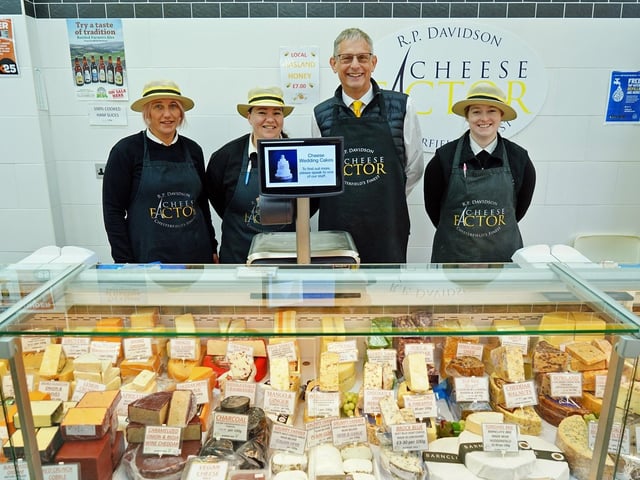 There are 4,587 Wright’s across Derbyshire, making it the county’s sixth most popular surname. Wright is an occupational name for a craftsman or maker of machinery, mostly in wood of any kind. Pictured here are Nikki Perrins, Selena Richardson, Simon Davidson and Alicia Wright, from R.P.Davidson Cheese Factor, Chesterfield.