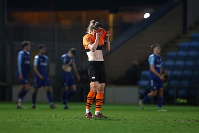 Chesterfield were defeat at Halifax on Wednesday night.  (Photo by George Wood/Getty Images)