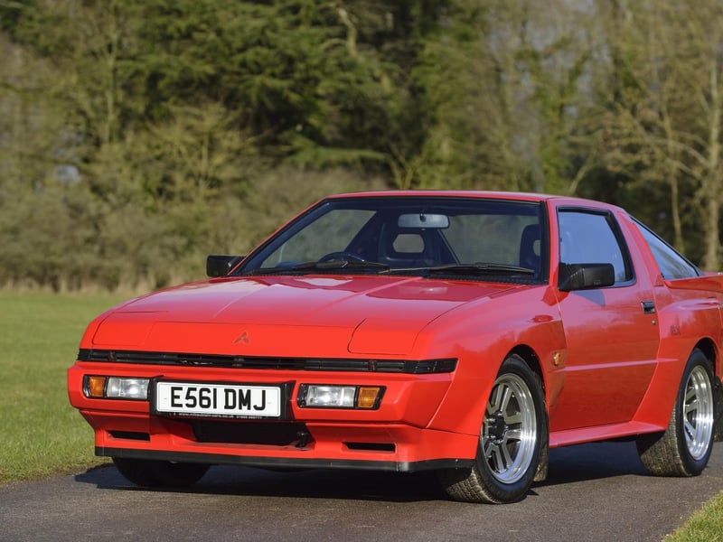 The heritage fleet's Starion is a glorious slice of 1980s nostalgia with its wedge design and pop-up headlights. Under the bonnet is a turbocharged 2.0-litre four-cylinder engine which has just undergone an ovehaul, along with the turbo, to ensure it's as good to drive as it is to look at.