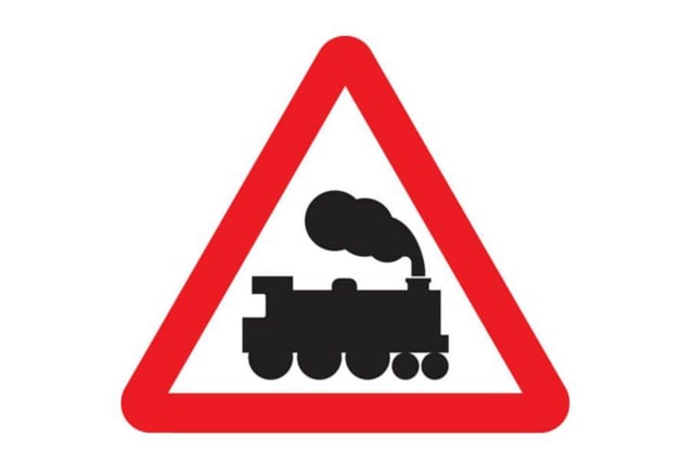B. Level crossing without barrier or gate ahead