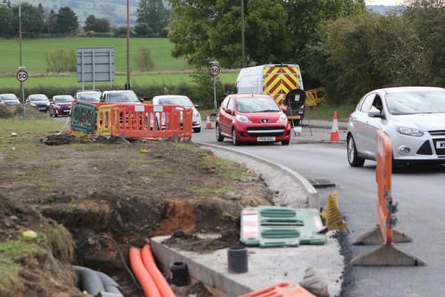 The temporary traffic lights and roadworks have been causing chaos for those travelling through Bolsover and Duckmanton