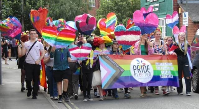 Pride in Belper celebration touched the hearts of participants and spectators.