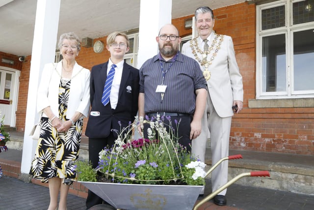 Parkside School picked up runners-up for their wheelbarrows