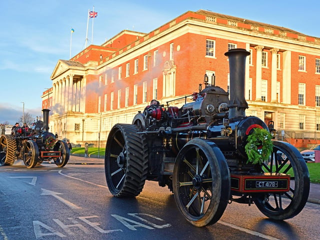Photographer Nick Rhodes, of Hasland, captured some great shots of the historic engines on their visit to Chesterfield.