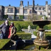 Jim and Emma Harrison, owners of Thornbridge Hall at Great Longstone, near Bakewell.