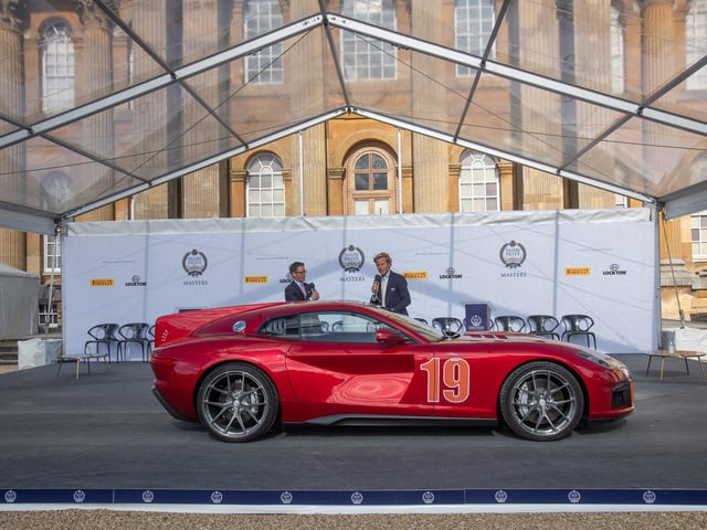 Inspired by the 1938 Alfa Romeo 8C 2900B LM Coupé Berlinetta Aerodinamica this thoroughly modern Ferrari-based machine looks stunning and packs a 740bhp V12 under its long bonnet