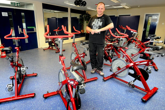All Saints Community Centre manager Jason Meiers in the new gym at the centre 7 years ago.