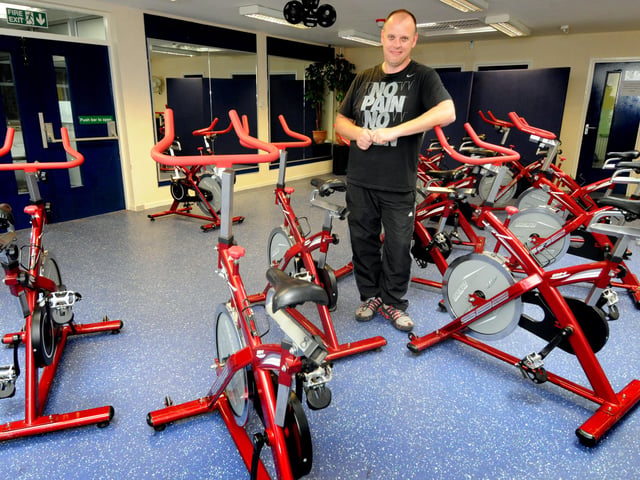 All Saints Community Centre manager Jason Meiers in the new gym at the centre 7 years ago.