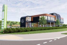 The service station of the future supporting more environmentally friendly energy use is the latest development to get the green light at Markham Vale.