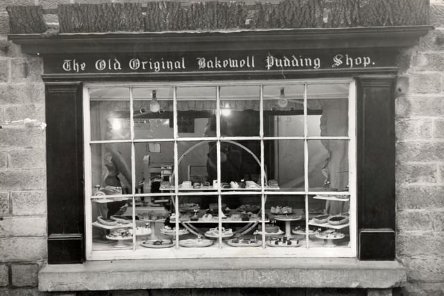 The Old original Bakewell Pudding shop, in 1959