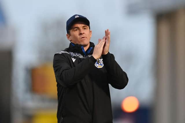Joey Barton, manager of Bristol Rovers. (Photo by Dan Mullan/Getty Images)