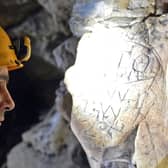 The remarkable ancient limestone caves at Creswell Crags are filled with history, including the only known example of ice age cave art in the country - which has been dated at around 13,000 years old.