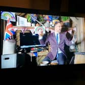 TV antiques expert Charles Hanson broadcast a live charity auction in lockdown from his garden shed to help Britain’s NHS heroes fight coronavirus.  Picture by SWNS.