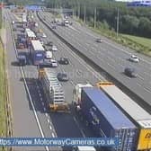 Traffic monitoring website Inrix has reported that two lanes are currently closed on M1 Southbound after J27 A608 Mansfield Road (Hucknall / Underwood). This is due to an accident.