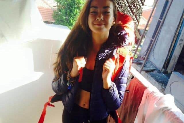 Mia Ayliffe-Chung, who has been killed in a knife attack while backpacking in Australia.