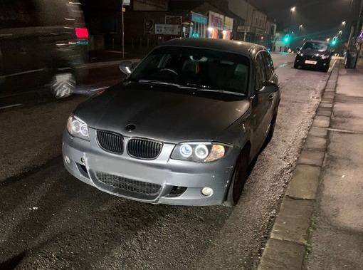The motorist's bad driving draws the attention of police and after being pulled over in Chesterfield officers see "lots of controlled drugs on open view"