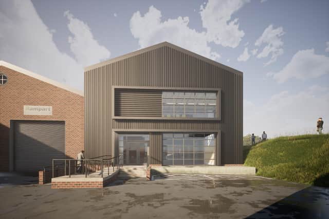This is an artist’s impression of the new innovation centre.