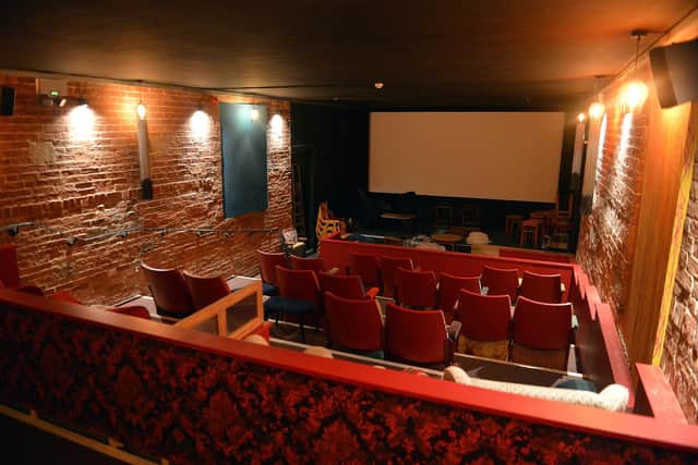 The Northern Light Cinema - Wirksworth. Inside the auditorium.