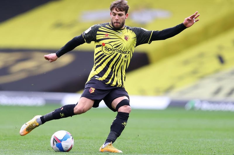 An attacking full-back who has played regularly for Watford as the Hornets have pushed for automatic promotion this season.