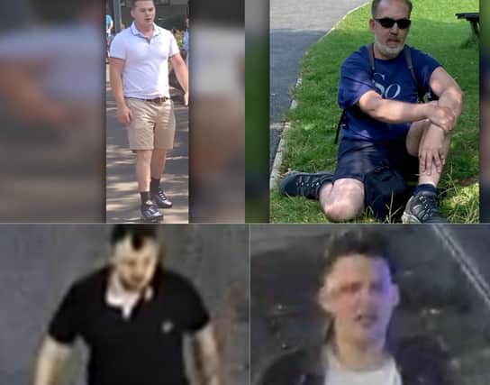 Police have released images of people they hope can help with their enquiries