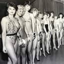 Do you recognise anyone among the line-up in this beauty competition at the Aquarius nightclub in the early 1980s?